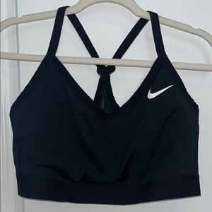 Nike Black Racerback Sports Bra Moisture-Wicking